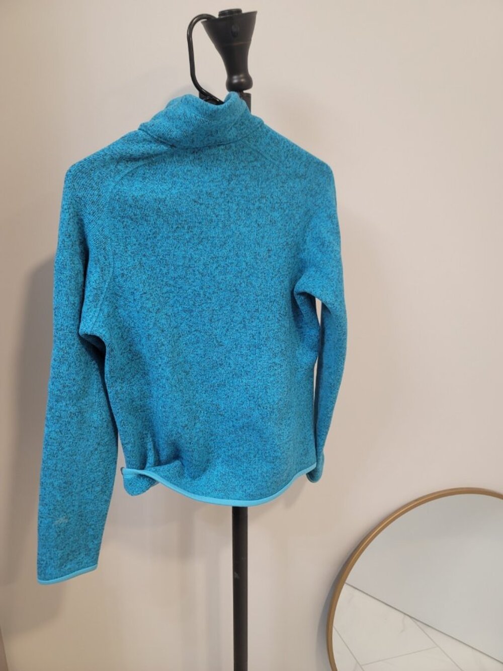 Patagonia Better Sweater Womens Small Teal Blue Full Zip Fleece Jacket - Picture 5 of 7